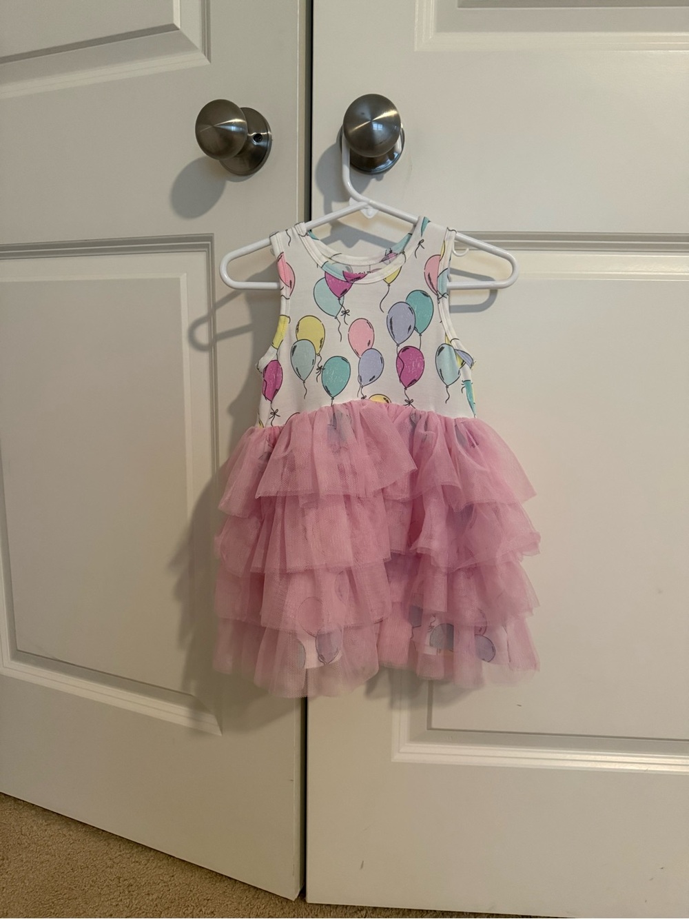 Angel Dear Pastel Balloon Tulle Dress - birthday 2t
